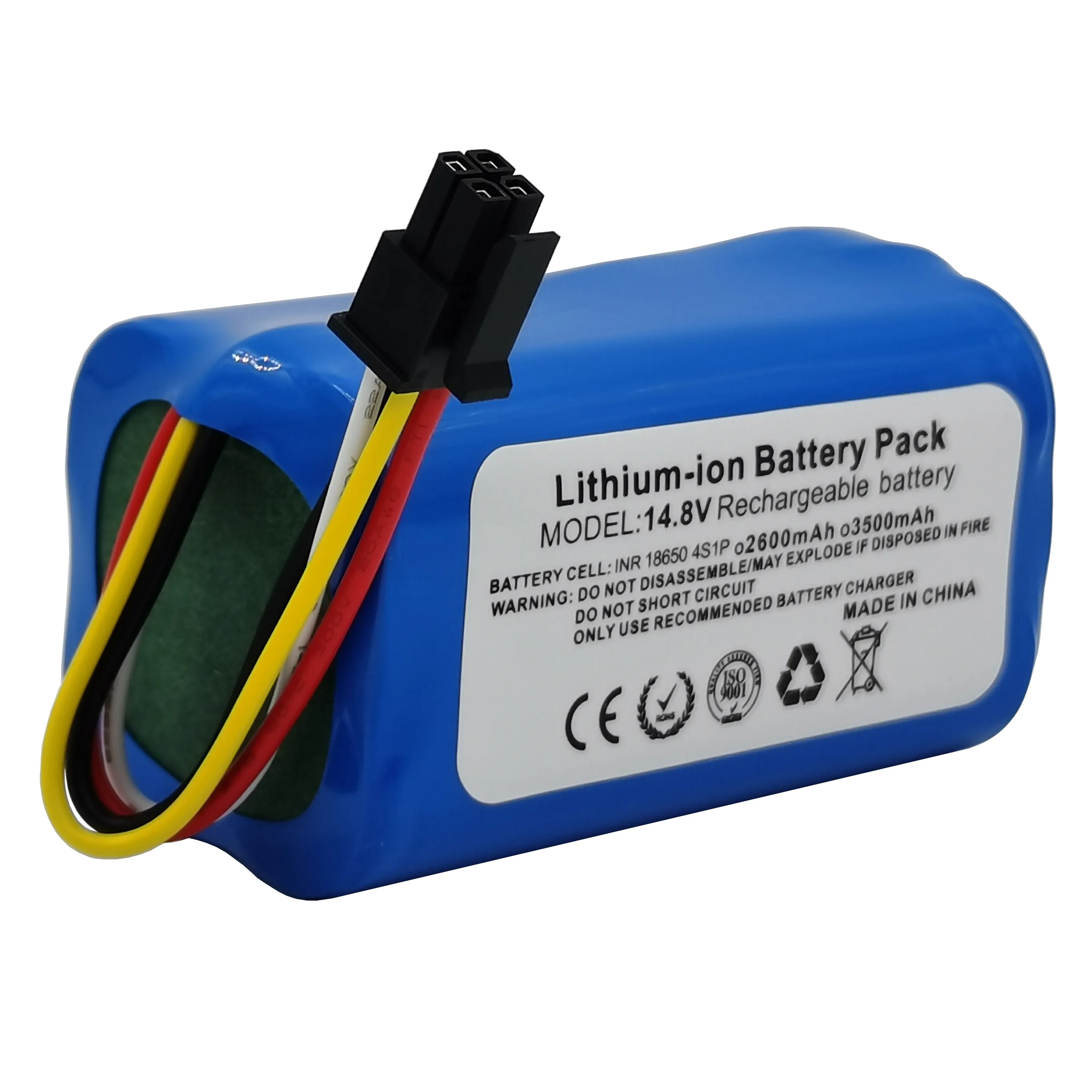 14.4V 14.8V 3500mAh 2600mAh litowo-jonowy cylindryczny ładowalny akumulator do Midea odkurzacz Robot i5 Extra i5 młody i9 oko