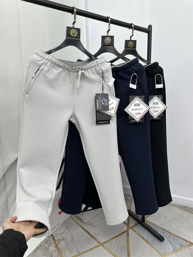 

Повседневные брюки для активного отдыха! Мужские спортивные брюки для походов и альпинизма с флисовой подкладкой, теплые, ветрозащитные, водонепроницаемые, повседневные.