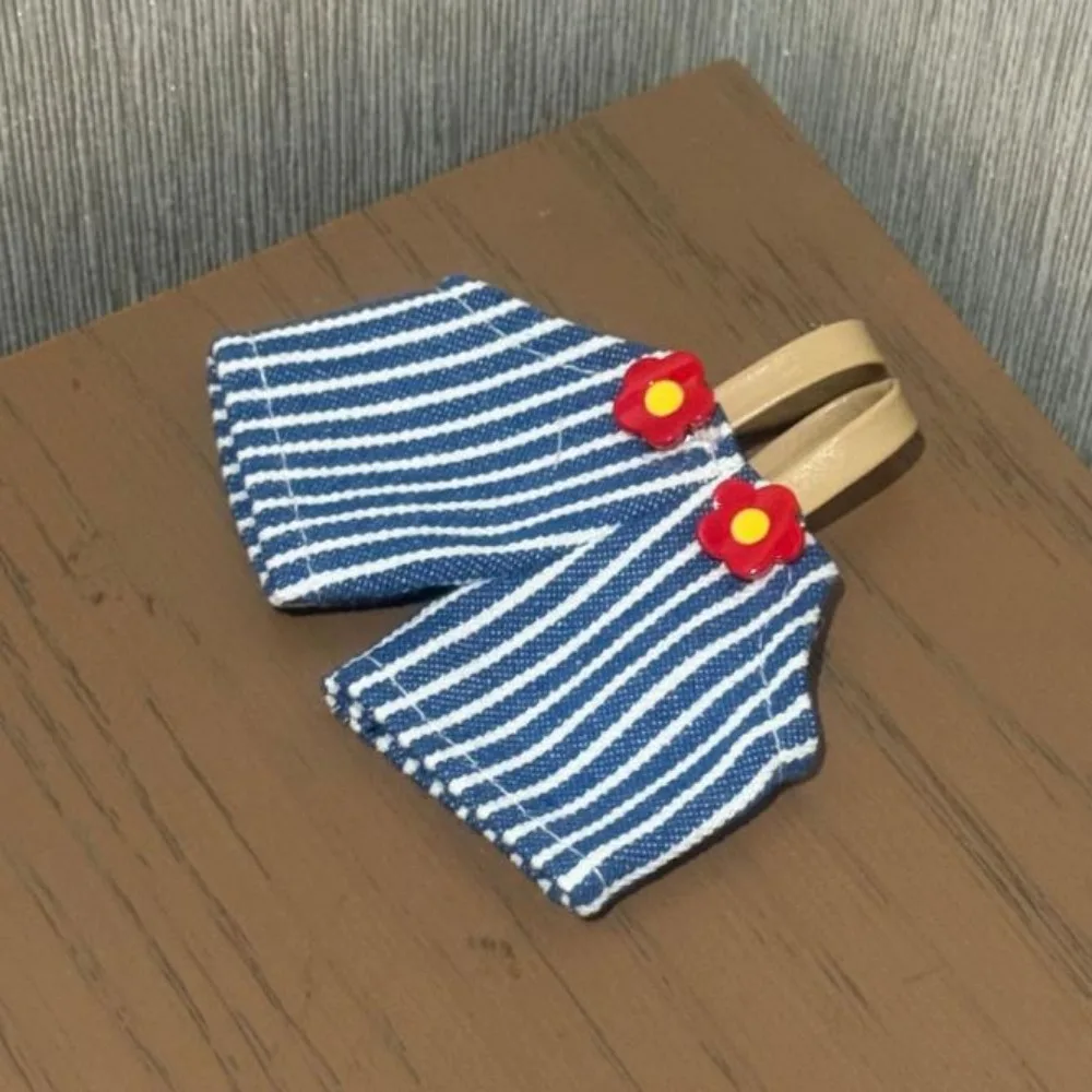 New Casual Wears Pants Overalls Fashion Multicolors Cotton Clothes Cute Mini Dolls Clothes Accessories For 17cm Cotton