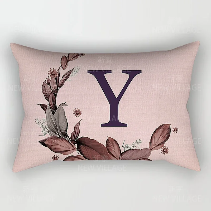 Home Decor 26 Letter Alphabet Pillowcase autumn decoration pillow cushion cover decorations throw pillow covers30*50 40x60 50*70