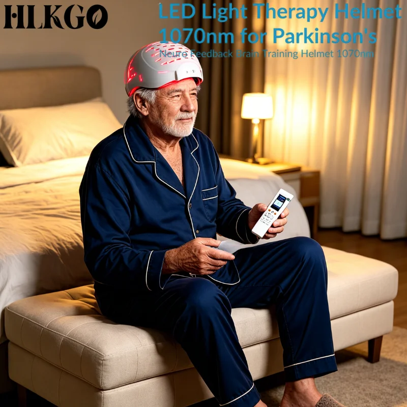 Near Infrared Light Treatment Light Therapy for Depression Parkinsons Stroke 1070nm Led Helmet Photobiomodulation Therapy