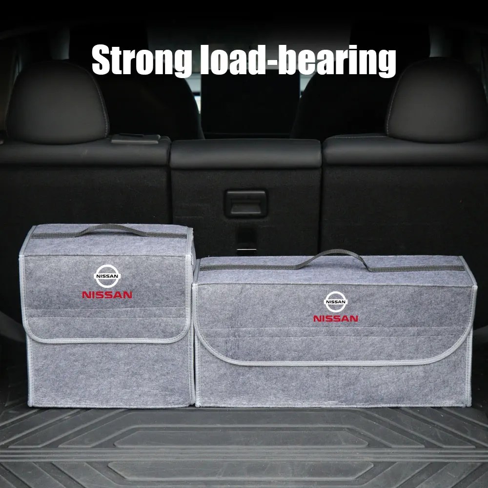 1pcs Folding Car Trunk Storage Box Auto Stowing Accessories For Nissan Nismo Tiida Kangoo Leaf Elgrand Sylphy Navara Tourle