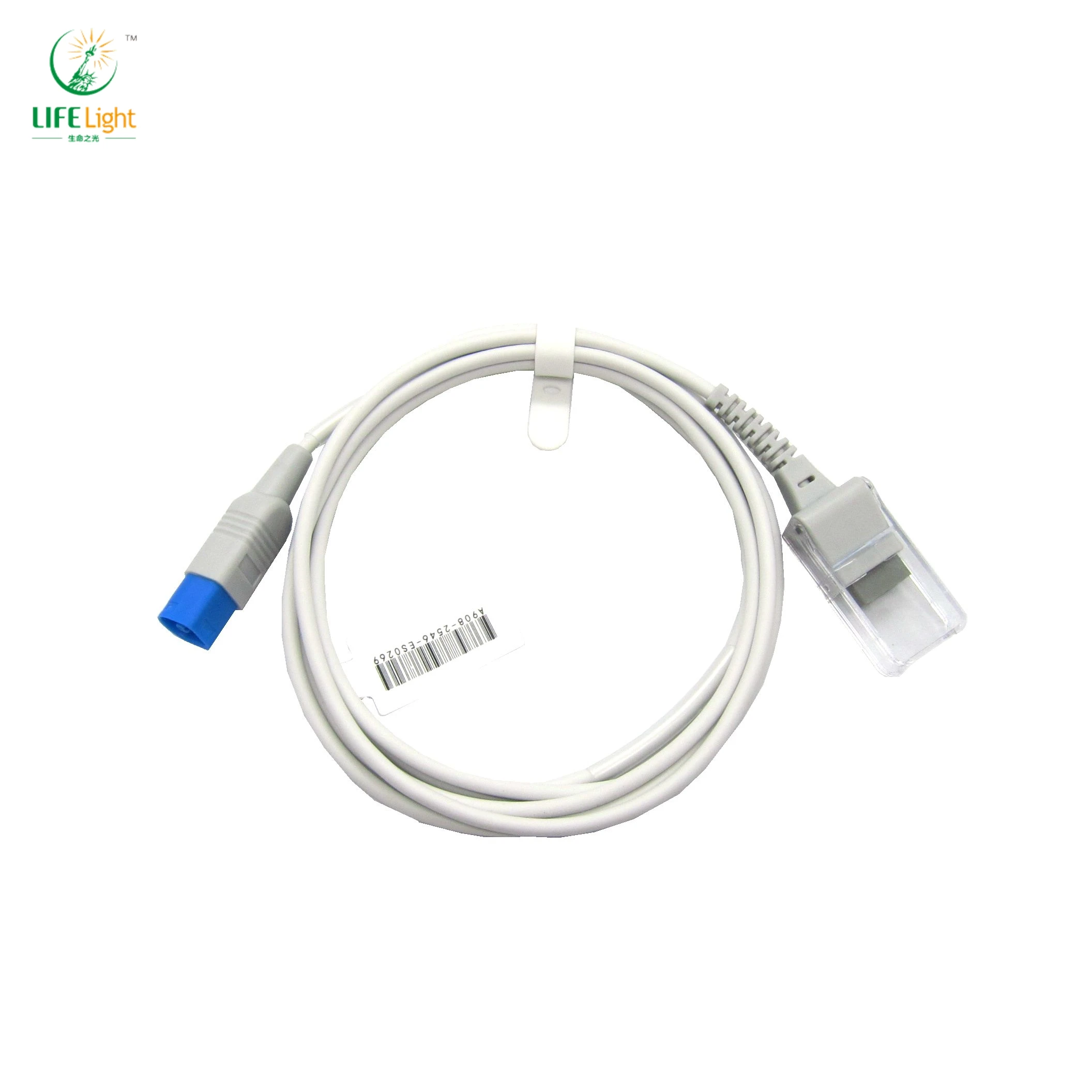 Compatible P*HILIPS 8PIN Pulse Oximeter Monitor, Spo2 Probe Extension Adapter Cable, Spo2 Sensor Extension Connector