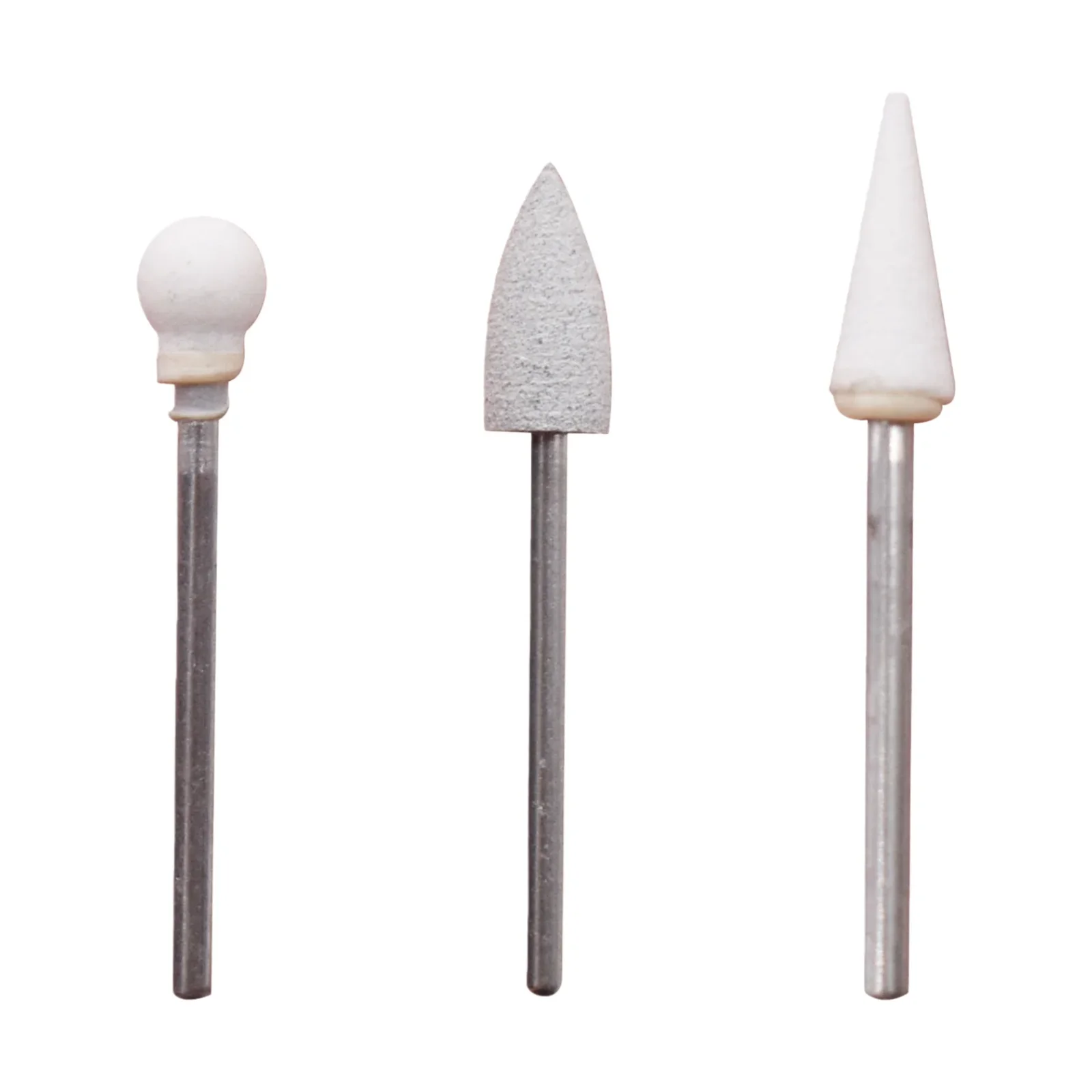 9Type Dental White Stone Polishing FG Burs Cone/Flame/Round Shape Abrasion Bur Fit For High Speed Handpiece 1.6mm Material