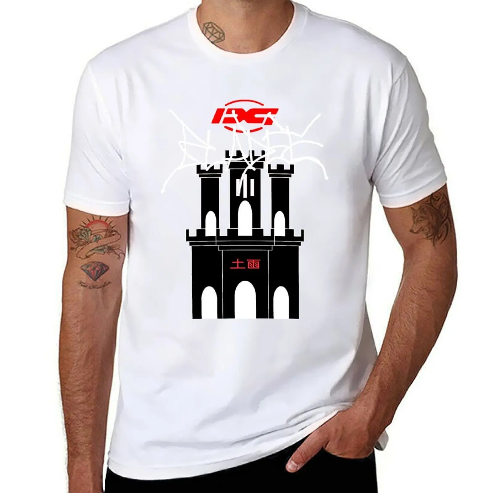 

Bladee Drain Gang Red Light Castle logo T-Shirt essential t shirt t shirt custom print T-Shirt