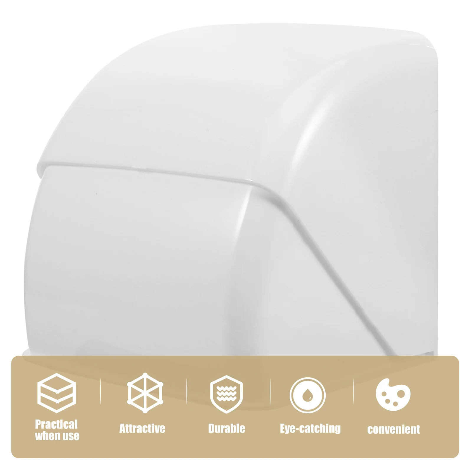 Waterproof Durable Bathroom Outlet Cover Plastic Electric Socket Protector Wall Plug Receptacle Cover Safety Protection Home Use