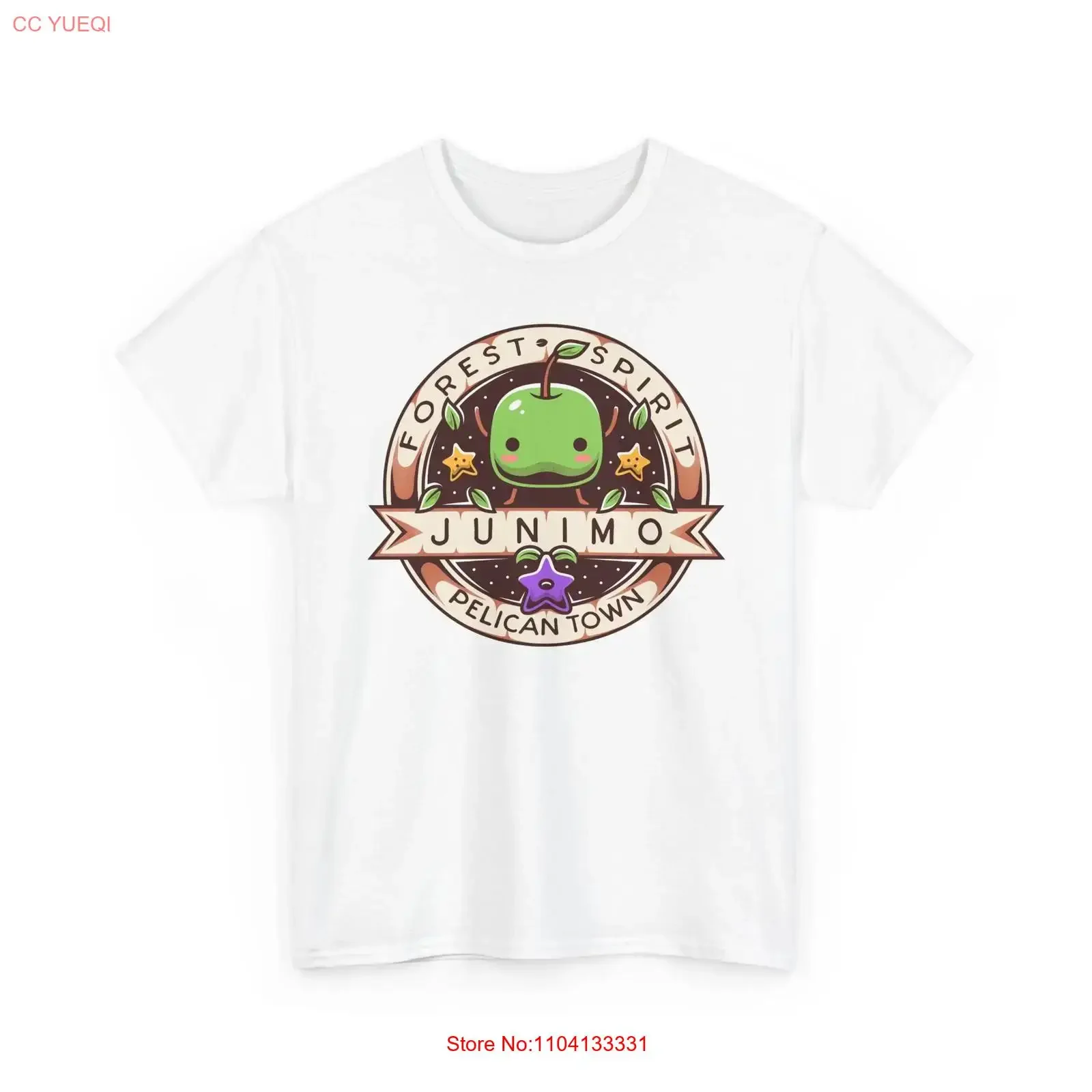 Junimo Forest Spirit T Shirt Stardrop Stardew Valley Indie Video Game vintage Washed Top For Everyday Wear Casual Soft Slightly