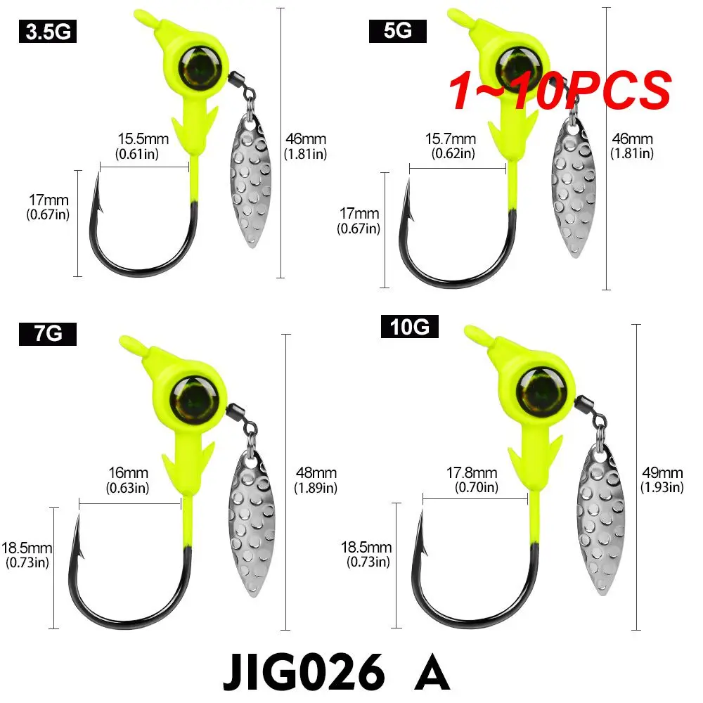 1 ~ 10 Stück gefälschter Köder 48mm präziser Fisch lockt 3d Fisch auge mit Pailletten scharfen Haken Köder locken bionische Köder metallische Pailletten