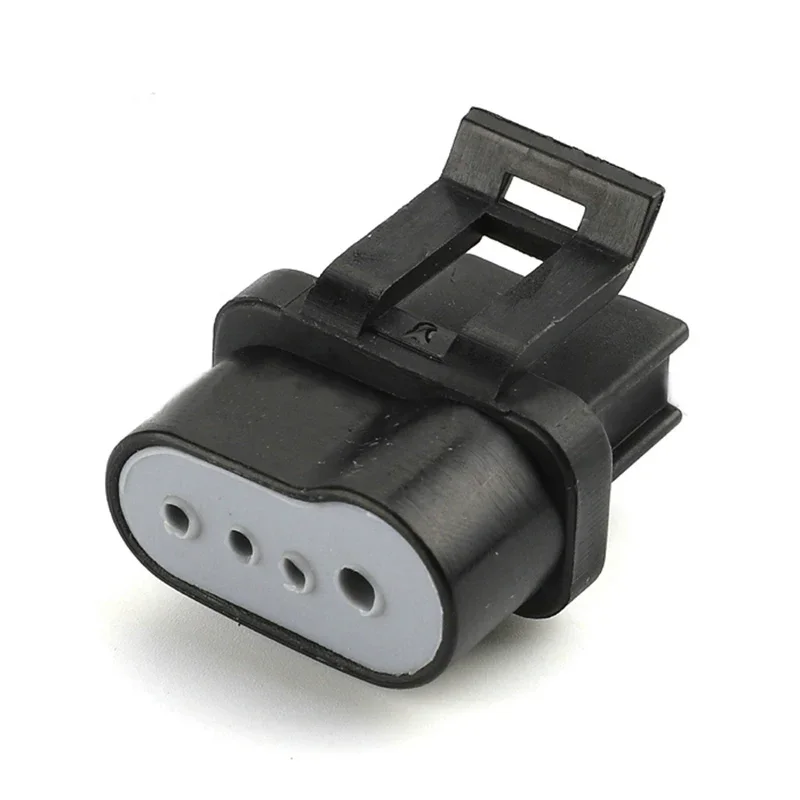 4pin 5/10/20/50/100sets Waterproof Electric Black Female  Automotive Wire Cable Connectors