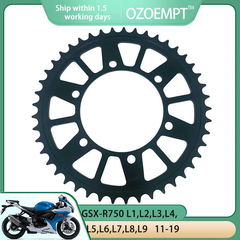 

OZOEMPT 520-45T Motorcycle Rear Sprocket Apply to GSX-R750 L1,L2,L3,L4,L5,L6,L7,L8,L9,M0,M1 GSX-R1000 A - L7,L8,L9,M0,M1