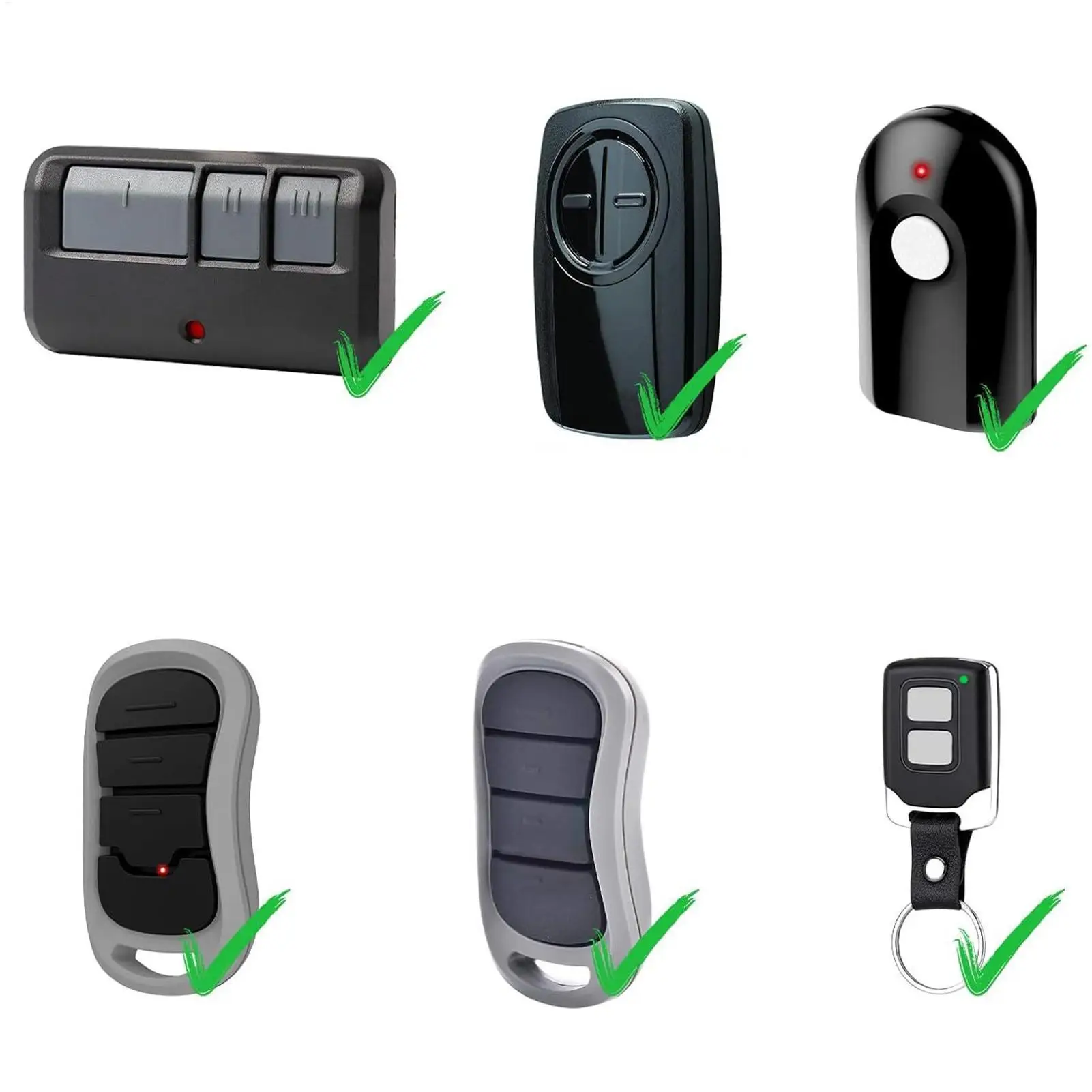Garage Door Opener Case Car Remote Control Zipper Key Case Exquisite Retro Universal Car Key Bag for Women Men Car Accessories