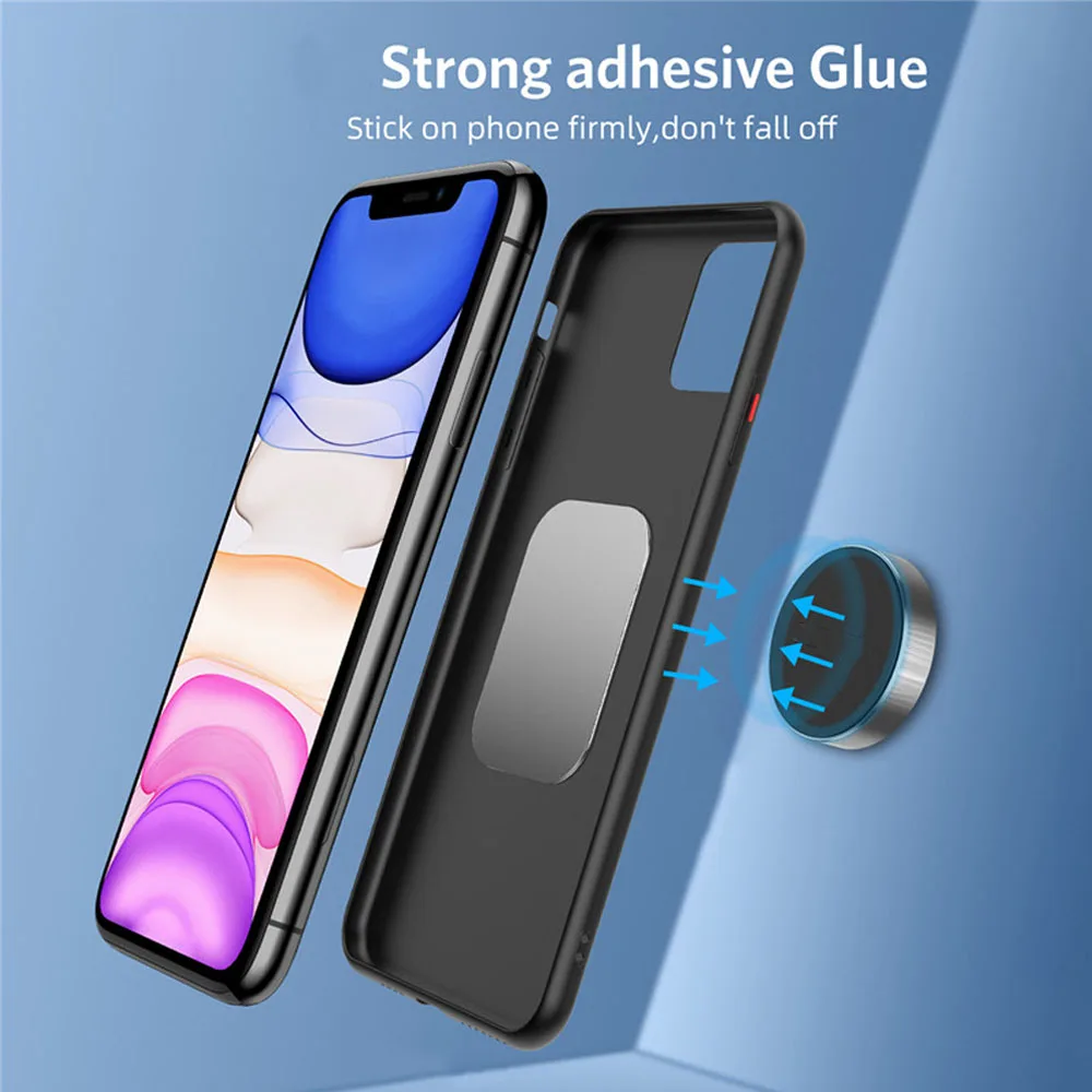Universal Magnetic Metal Plate For Magnetic Car Phone Holder Iron Sheet Sticker Stand Magnet Metal Holder Mount For Smart Phone
