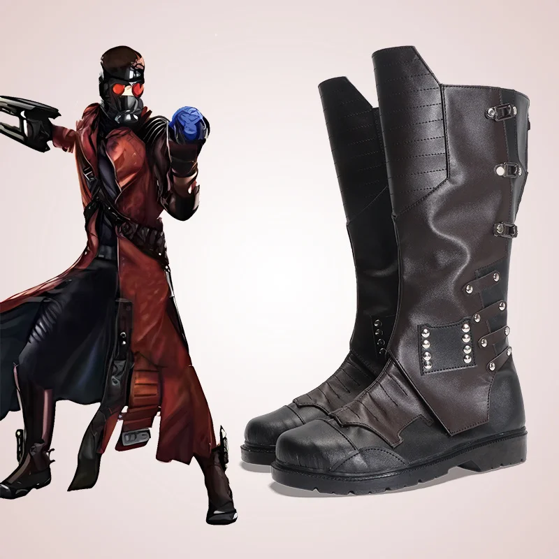 Star-Lord Peter Quill Cosplay Boots Shoes Custom Made