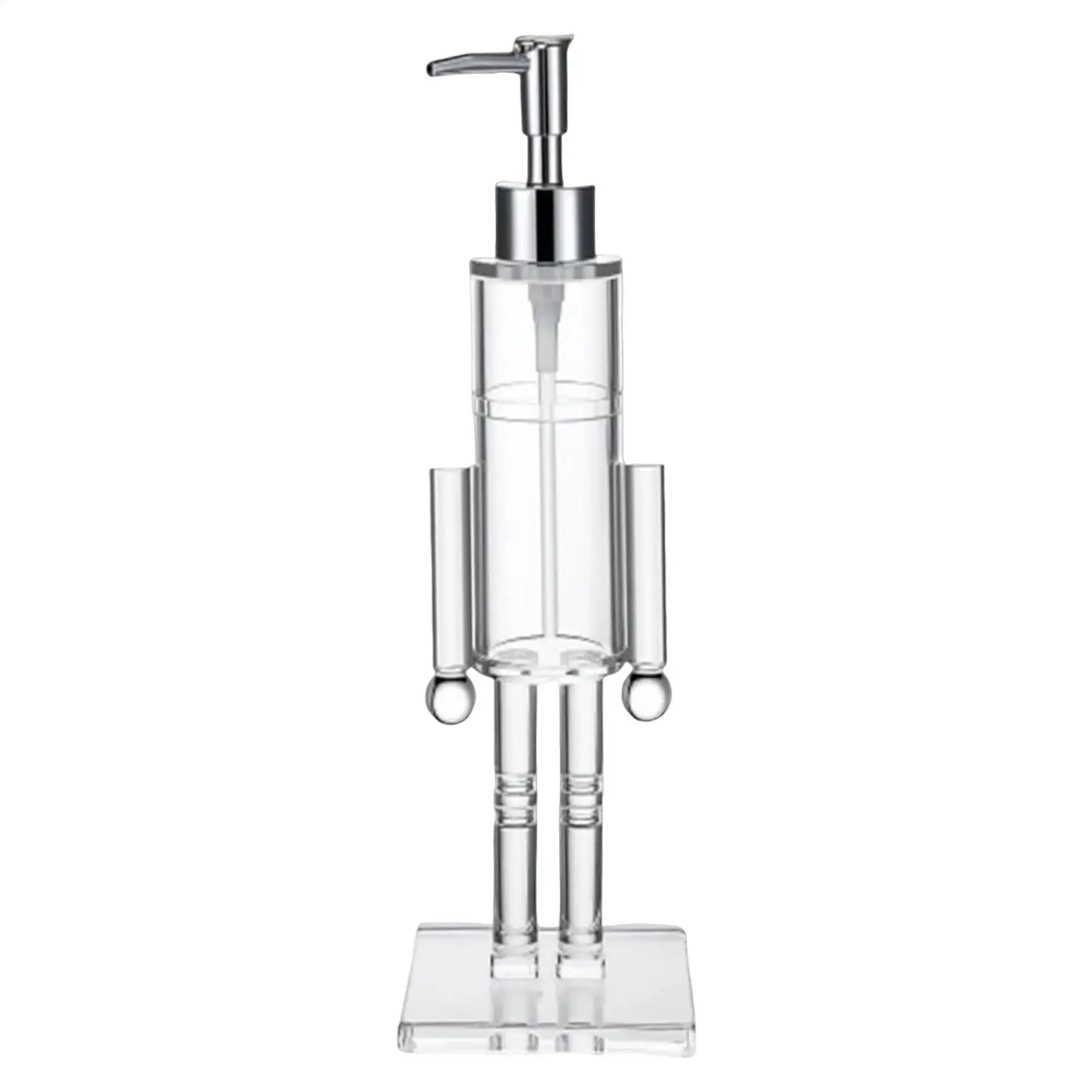 Nutcracker Soap Dispenser Nutcracker Transparent acrylic holiday detergent makeup water pump for bathrooms home kitchens