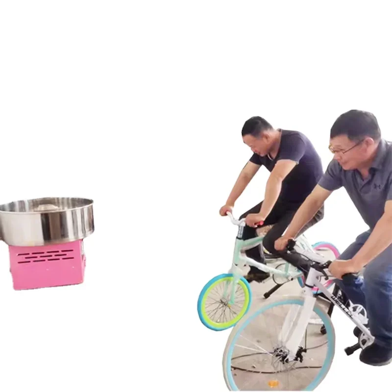 

Manufacturer's new bicycle marshmallow machine for interactive game activity props