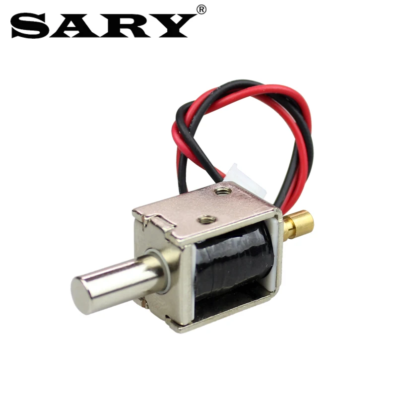 DC12V mini electric lock push-pull solenoid valve small electric bolt lock electric solenoid lock