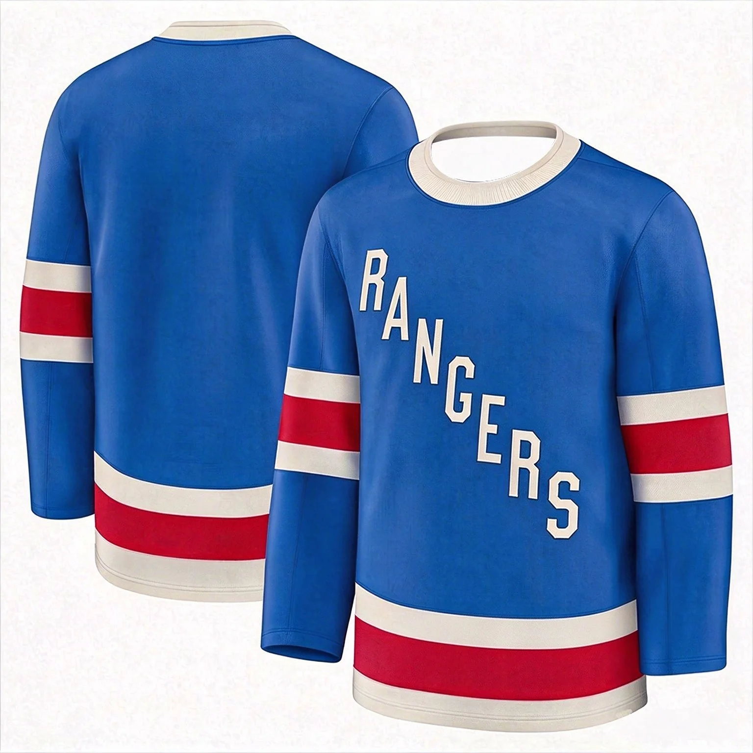 Autumn Winter Hockey Jerseys For Adult/Kids New York Rangers Hockey Jerseys Sports Hockey Jerseys Parent Child Hockey Jerseys
