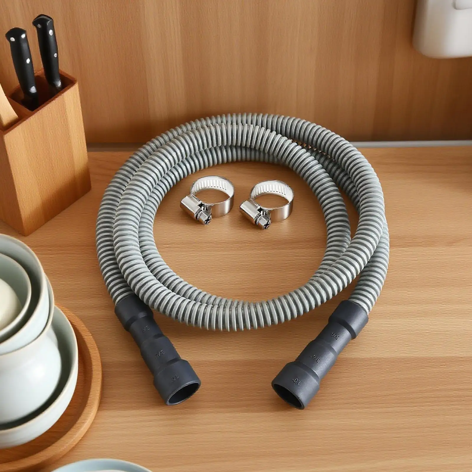 

Сливной шланг для посудомоечной машины, гибкий сливной шланг с зажимом для посудомоечной машины, запасные части для посудомоечной машины, аксессуар для отеля, дома