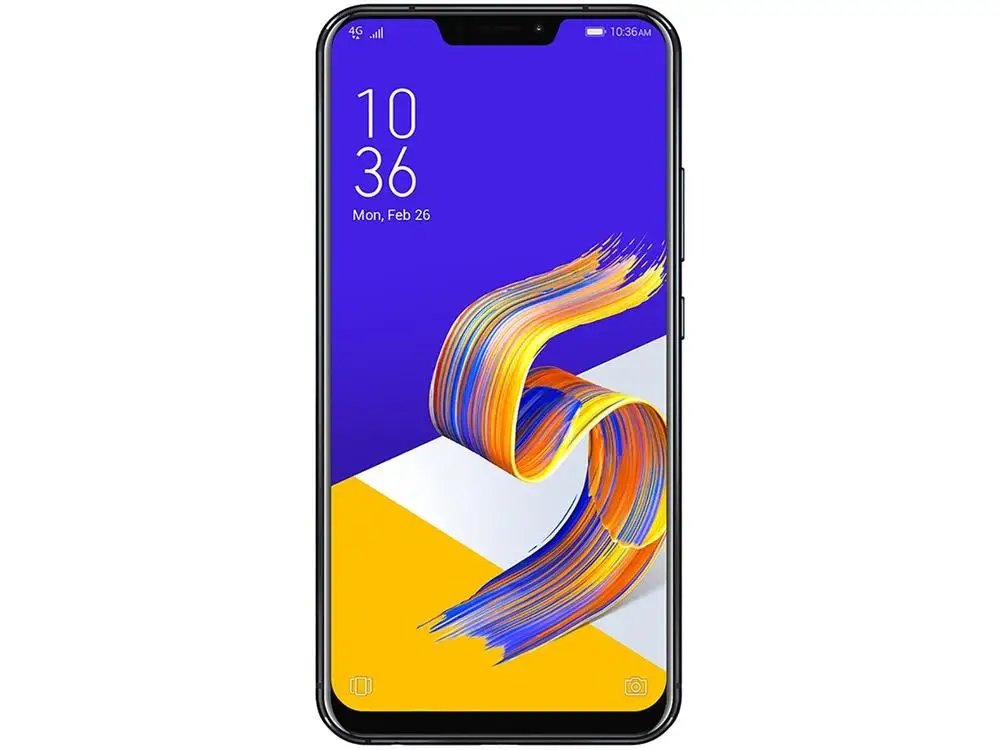 هاتف Asus ZenFone 5 بسعة 128 جيجابايت باللون الأسود 4G ثماني النواة