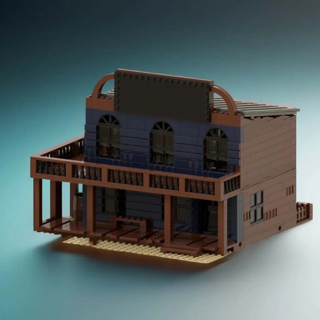 

1265pcsMOC Modular Wild West Gunsmith DIY Education Model Building Blocks Birthday Toys Gift