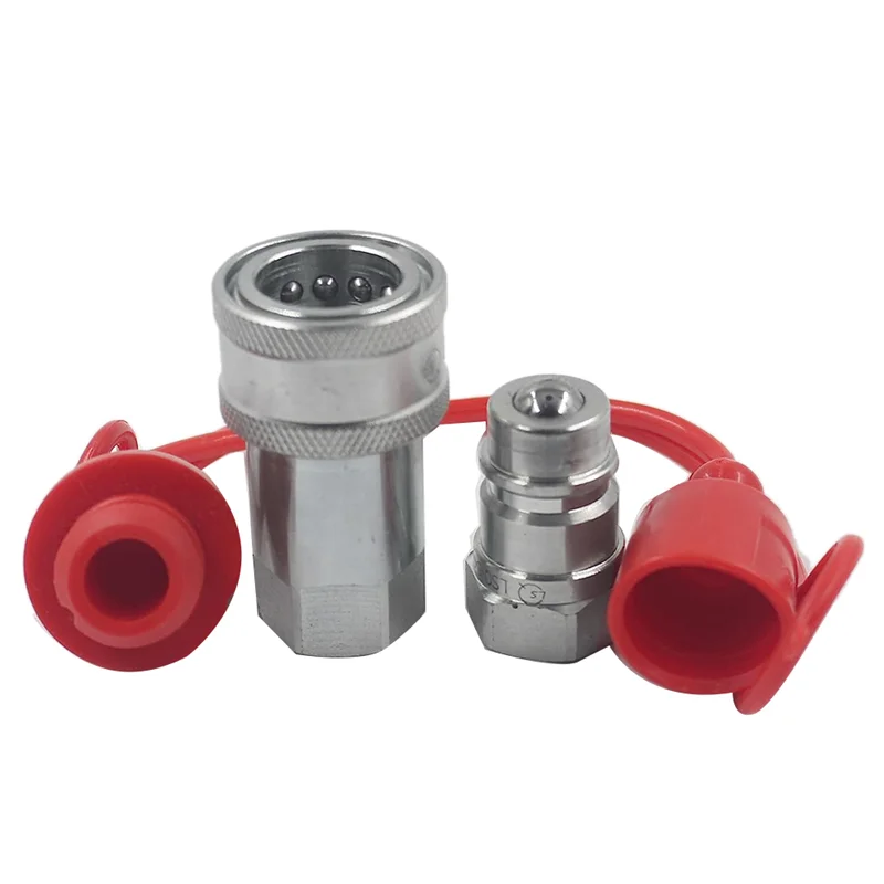 

LSQ-S4-04 1/2inch NPT ISO5675 Hydraulic Quick Connect Tractor Hydraulic Coupler Agricultural Quick Disconnect Coupling