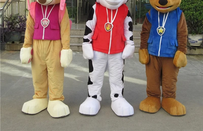 ชุดมาสคอตสุนัขใหม่ ชุดคอสเพลย์สำหรับงานเฉลิมฉลองวันหยุด งานปาร์ตี้แฟนซี ชุดการ์ตูนอนิเมะ ชุดแสดงของเชส ชุดคริสต์มาส