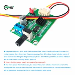 Brushless DC Motor Drive Board Speed ​​Control Board Optical Drive Hard Disk Motor Controller Power Supply