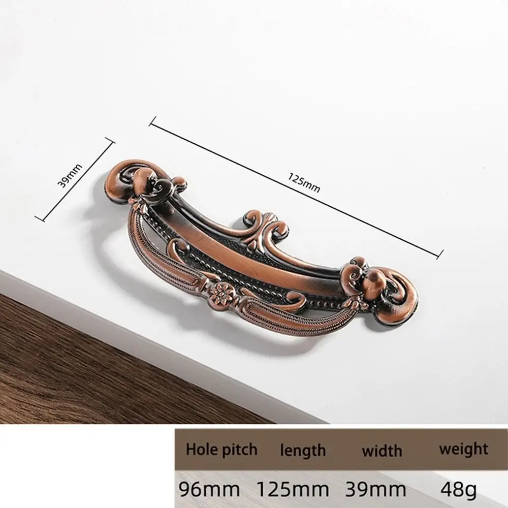 

Антикварная 1 шт., ретро полосатая резьба, винтажная мебельная ручка для кухонного шкафа, ручка ящика, ручка шкафа