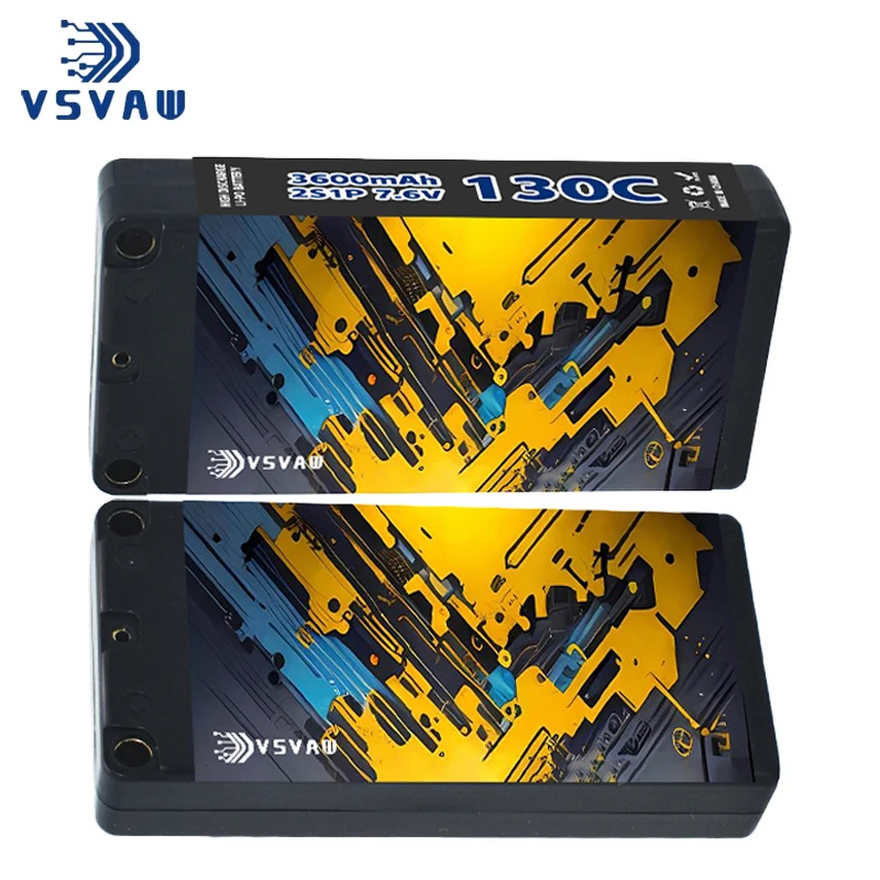 

2 шт. оригинальный VSVAW 2S 7,6 В 3600 мАч 130C/260C Drift Big Foot с дистанционным управлением гоночная модель автомобиля танк игрушечный жесткий корпус Lipo аккумулятор