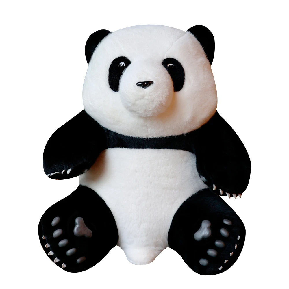 Simualtion Panda Plüsch tier echte Leben Cartoon mollige Pandas Kuscheltiere Plüschtiere Puppe Anime weiche Kinder Babys Spielzeug Wohnkultur