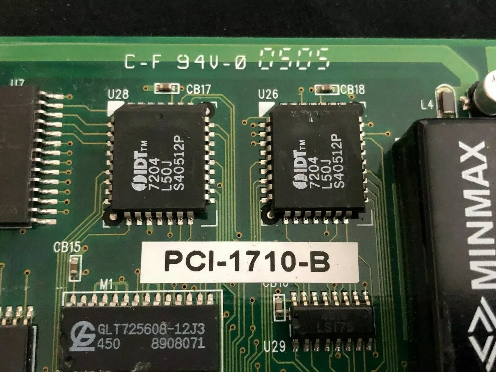 Scheda scheda IO digitale Advantech Pci-1710 per PPC industriale