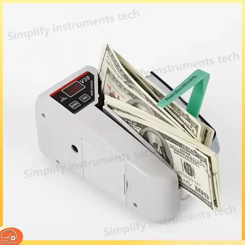UV Fake Notes Detector V30 Mini Portable Money Checker for Cash Banknote Counter Currency Detector Bill Validator