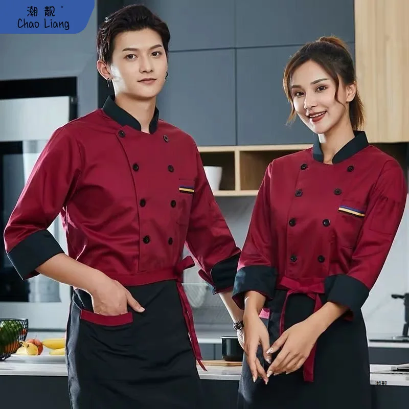 Summer Catering Short Sleeve Chef Uniform Work Uniform Embroidery Name Print Logo Restaurant Jacket Kitchen Clothes Coat
