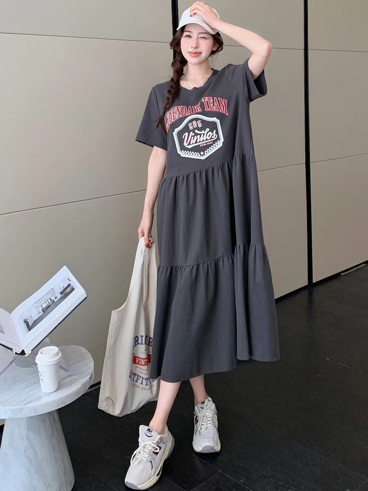 sachin and babi light blue dress Solid Color Casual Short Sleeve Round Neck Polyester Outdoor Bodycon Dress
