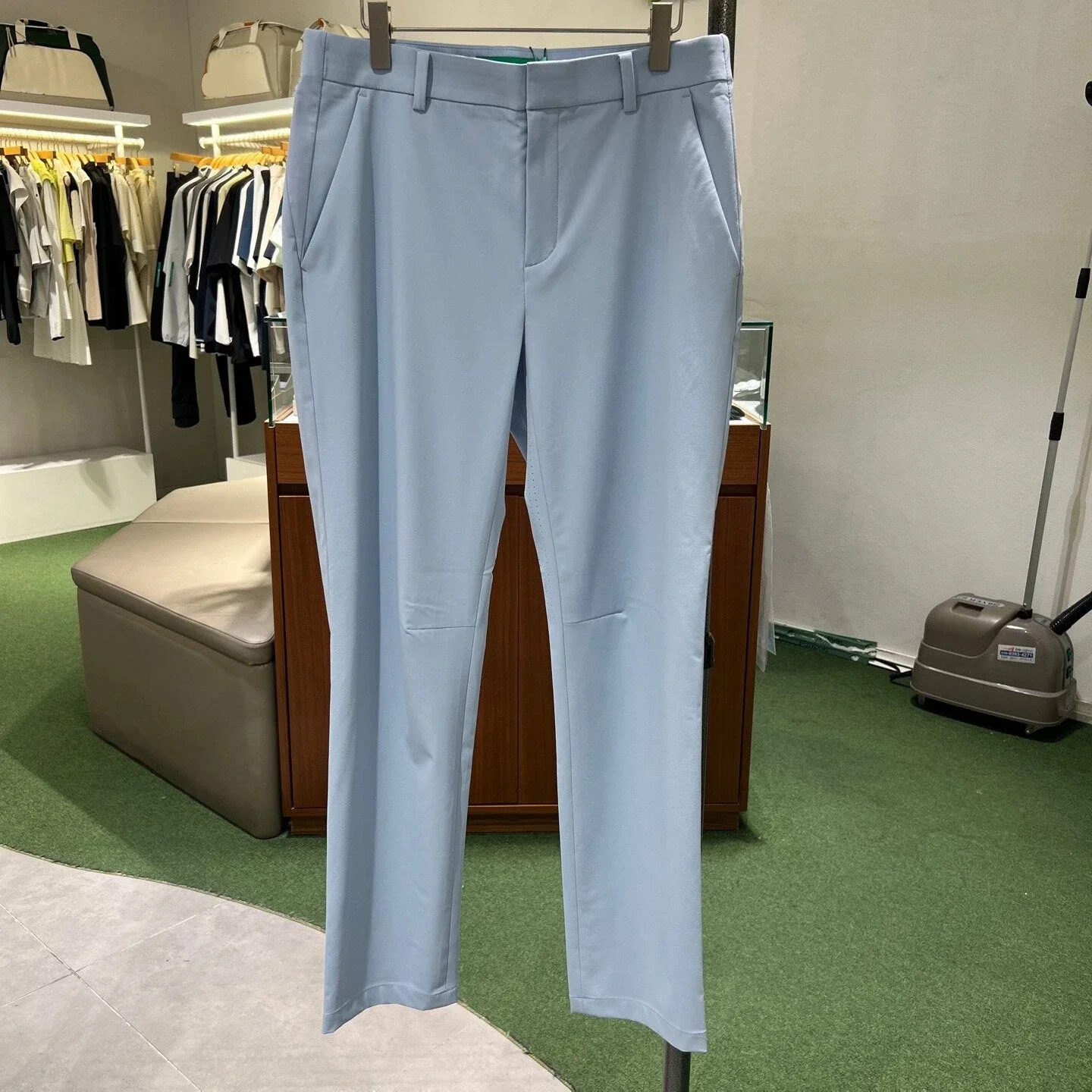 Men's Golf Pants 2026 Fall New Original Korean Straight Leg Versatile Casual Trendy Letter Logo Sporty Breathable QuickDry Nylon