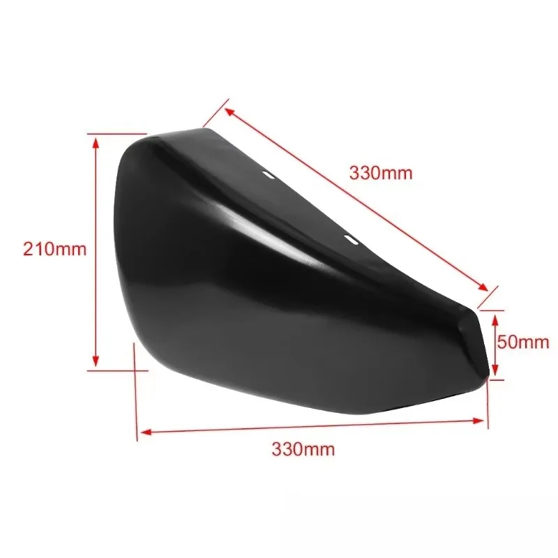

Tat For 1pcs Black/ Chrome Steel Left Battery Side Fairing Cover Motorcycle Harley Sportster 48 72 Iron XL 883 1200 2014-2020