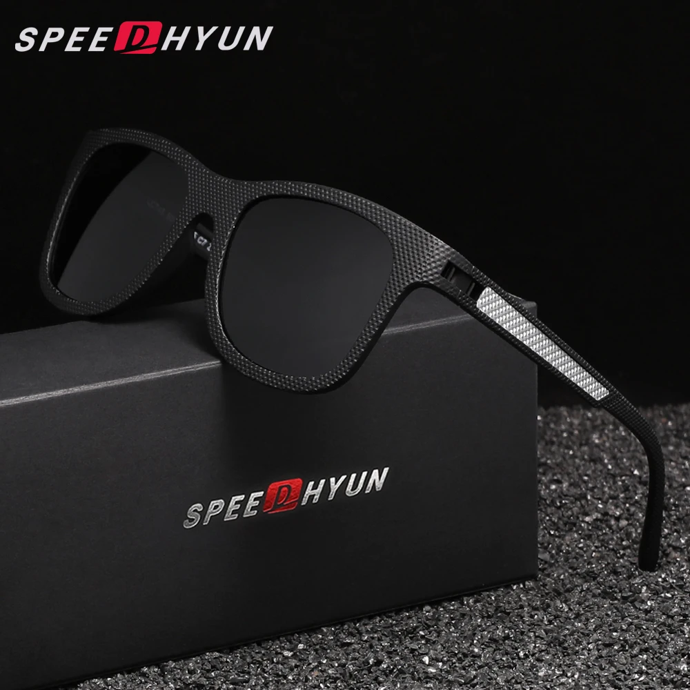 SPEEDHYUN Causal Polarized Sunglasses Men/Women Anti-UV400 Eye Protect Sunscreen Glasses Driving Outdoor Anti-glare Eyewear