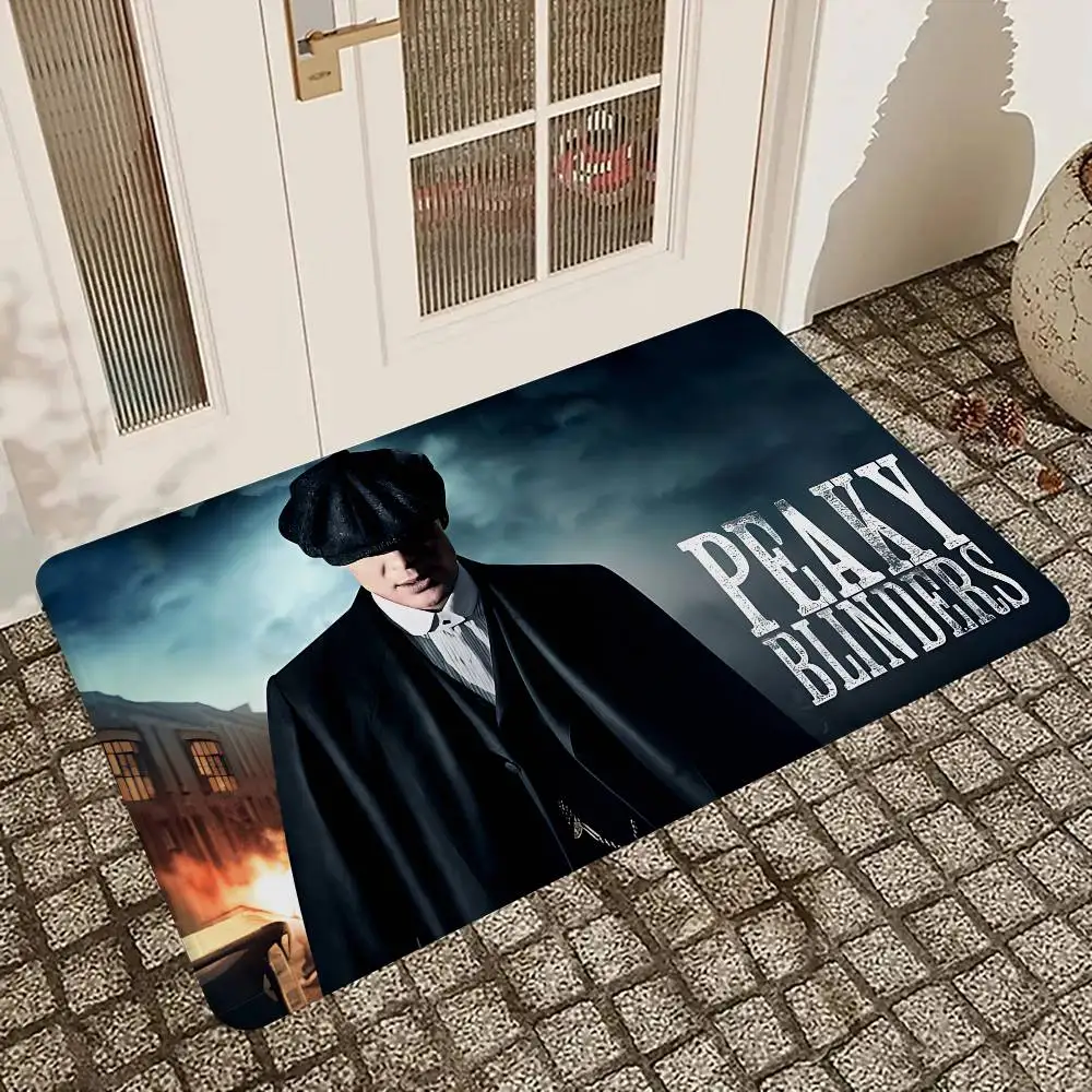 Movie P-Peaky B-Blinders Floor Mat Rectangle Anti-slip Home Soft Badmat Front Door Indoor Outdoor Mat Hotel Decor Mat