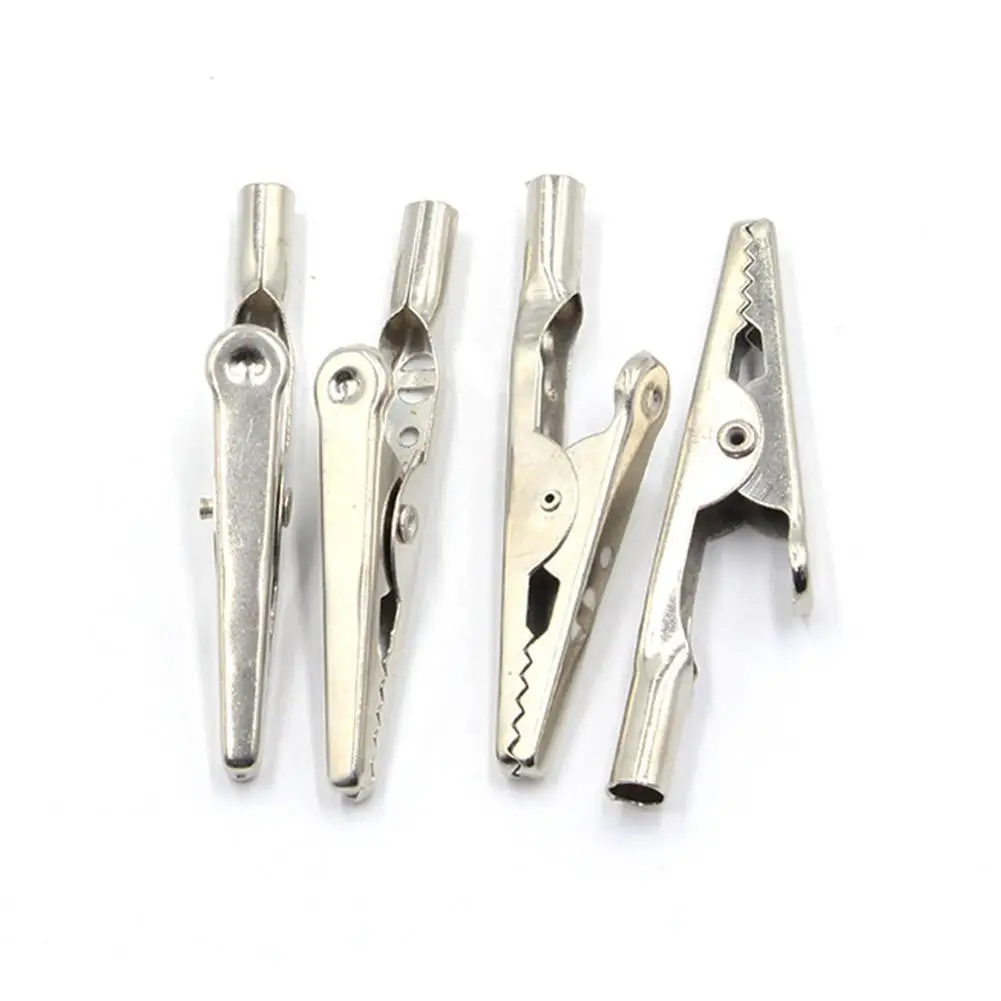 10Pcs Metal Crocodile Clips Cable Lead Testing Metal Alligator Clips Clamps Hair Clips Hairpins Wholesale 2024 New