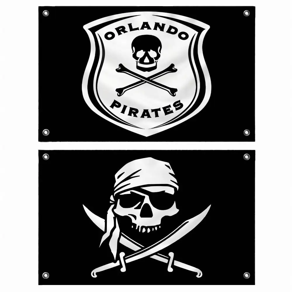 Retro Symbol Jolly Roger Flag Banner Tapestry For Party Outdoor Garden Yard Home Decor