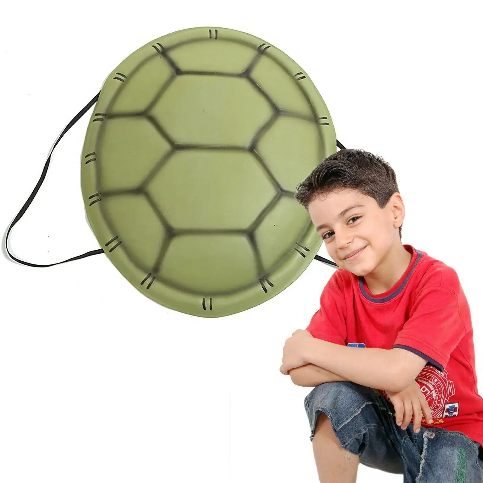 1pcs Stage Ninja Turtle Shell Backpack Mutant Ninja Turtles Costume Cosplay Props Simulation Turtle Back Party Costume Props