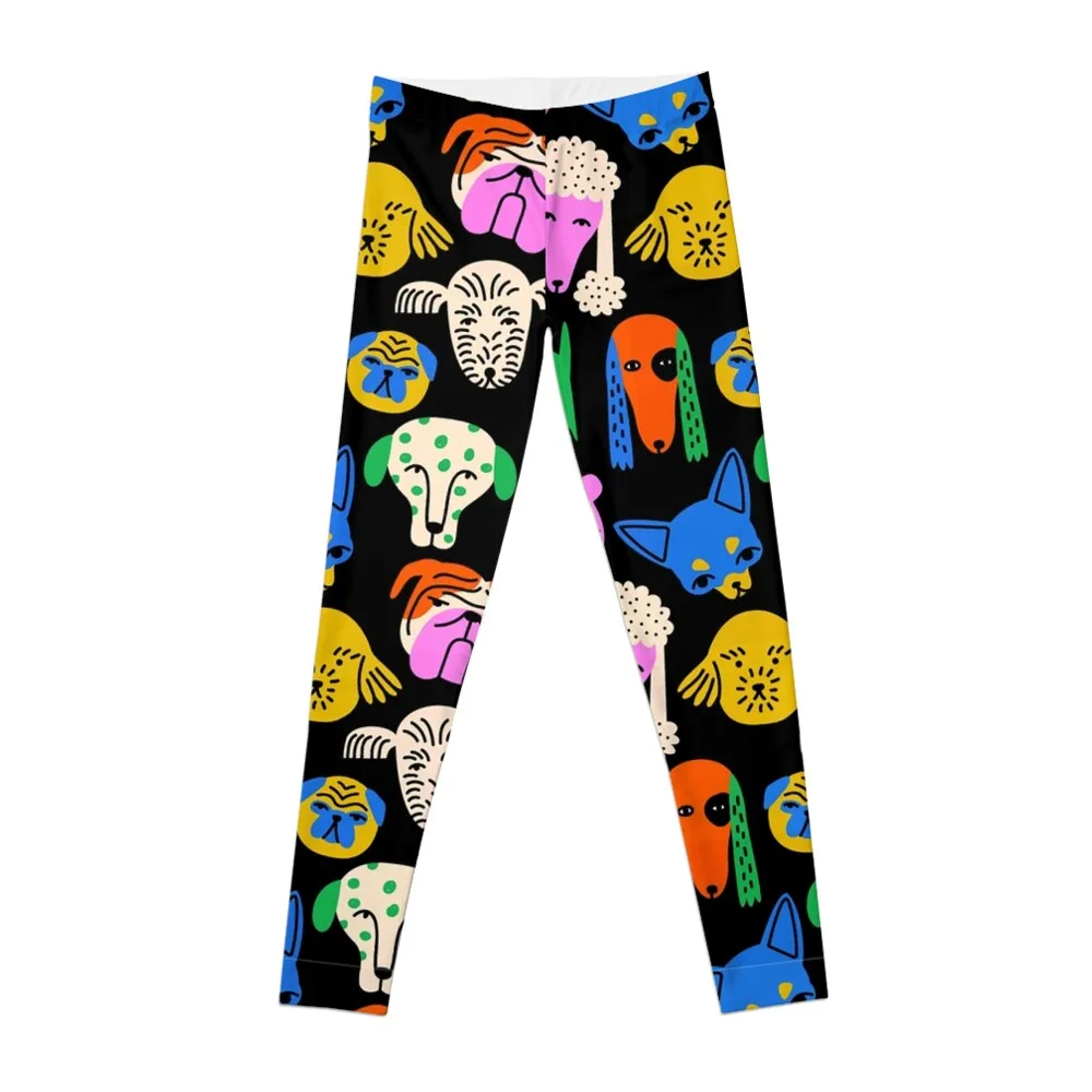 

Doggy Faces Pattern Leggings Fitness woman Women's pants Womens Leggings