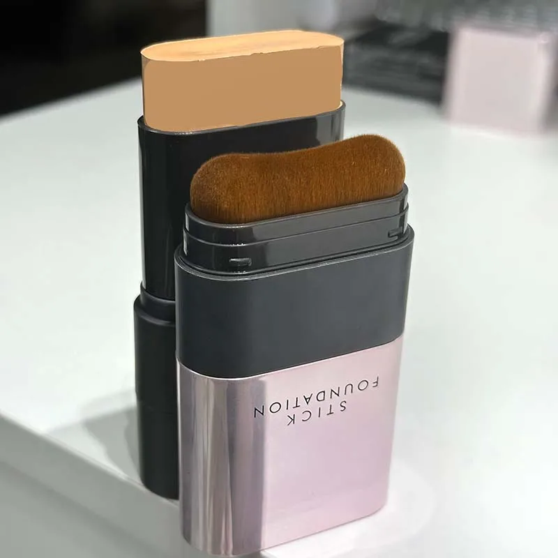 Correttore e fondotinta stick 2 in 1 - Copertura totale per cicatrici da acne - Finitura rugiada radiante - Simil pelle naturale