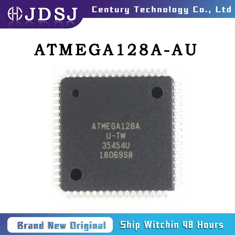 1PCS/10PCS/50PCS/100PCS ATMEGA128A-AU IC MCU 8BIT 128KB FLASH 64TQFP 100% New Original IC Chip