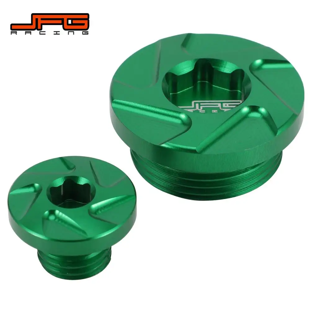 Moto CNC Verde Motore Timing Spine Vite Bulloni Per KAWASAKI KX250F KXF250 2004-2010 SUZUKI RMZ250 RMZ 250 2004 2005 2006