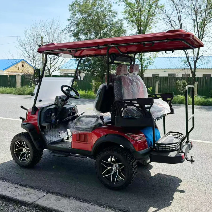 المبيعات الساخنة عالية السرعة للتخصيص جولف سيارة سكوتر 2 4 6 8 مقاعد 4000 واط/70000 واط 48 فولت/72 فولت موتور على الطرق الوعرة عربة جولف كهربائية #4