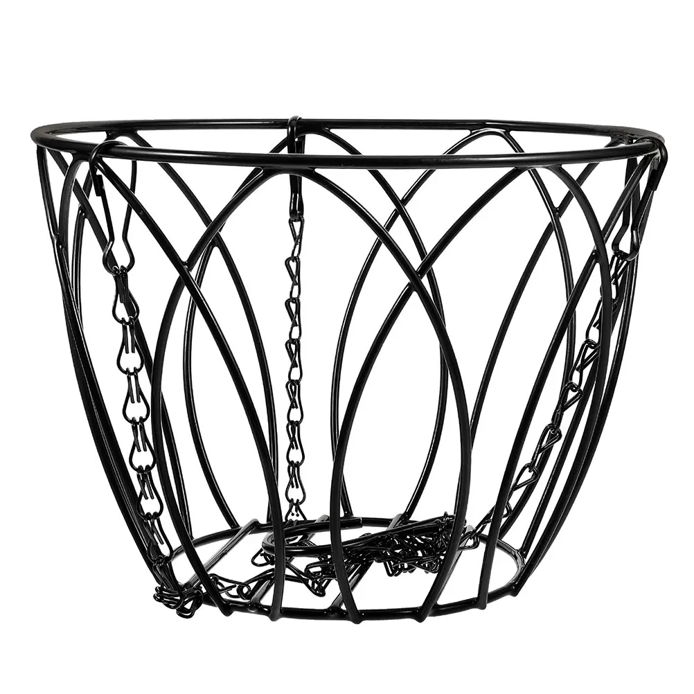 

Hanging Flowerpot Holder Iron Art Garden Balcony Planter Flowerpot Hanger Outdoor Plant Display Rack Balcony Plant Hanging Rack