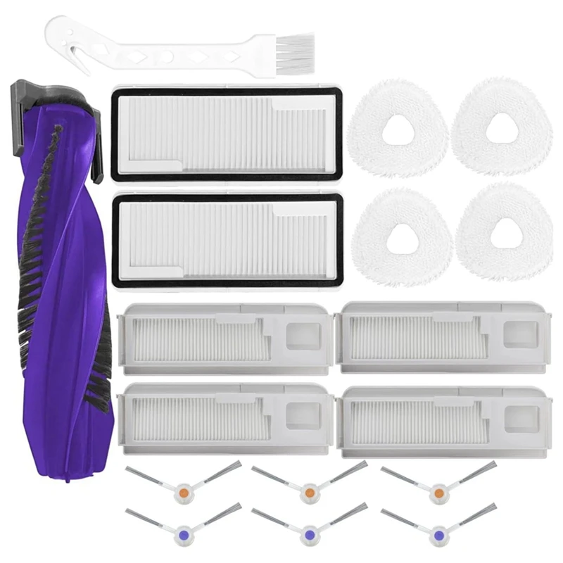 

Main Side Brush Roller Hepa Filters Mop Pads Dust Bags As Shown Plastic Vacuum Accessories For Narwal Freo X Ultra Robot Vacuum