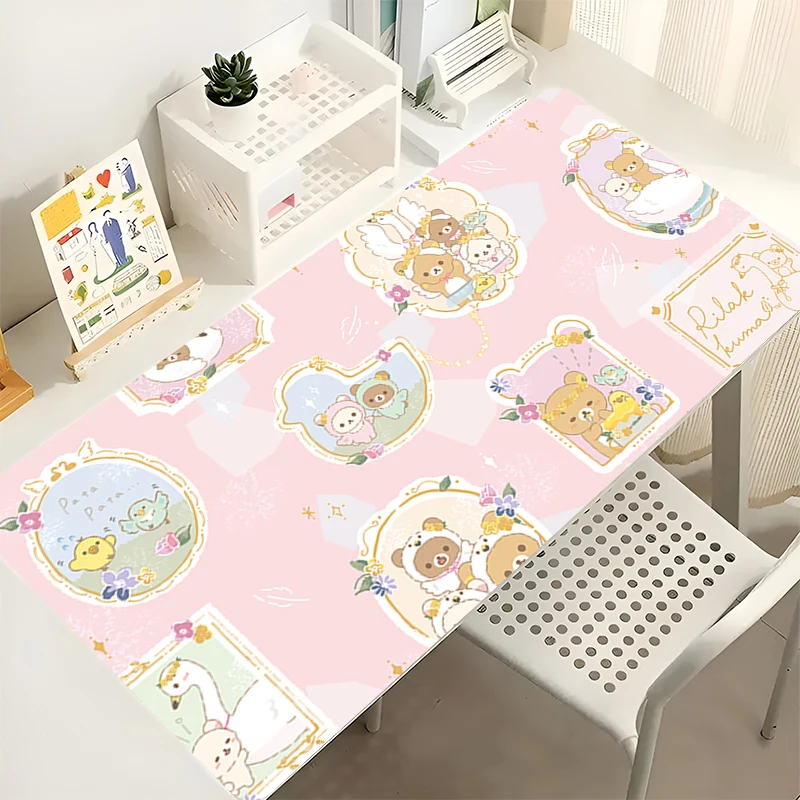 

Mouse Pad R-rilakkuma PC Accessories Mousepad Rubber Gaming Mats Non Slip Extended Pad Computer Gamer Mouse Mat Office Desk Mat