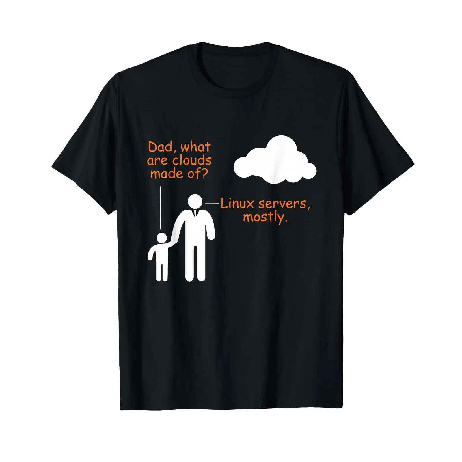Linux Server Witz Informatiker Humour Software Developer T Shirt vintage Washed Stretched streetwear fashion homme Comfortable